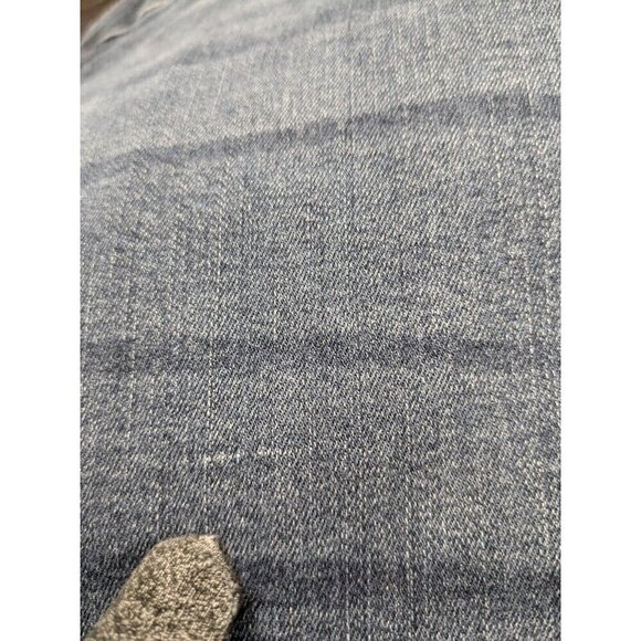 Democracy Jeans Womens 22W Ab Solution Cropped Raw Hem Frayed Stretch Blue - Picture 15 of 16